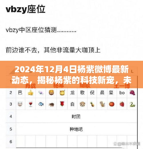 揭秘杨紫的科技新宠，未来生活触手可及——杨紫微博最新动态科技新品解析