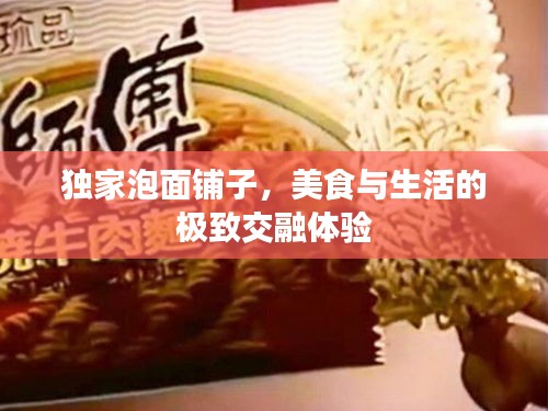 独家泡面铺子，美食与生活的极致交融体验